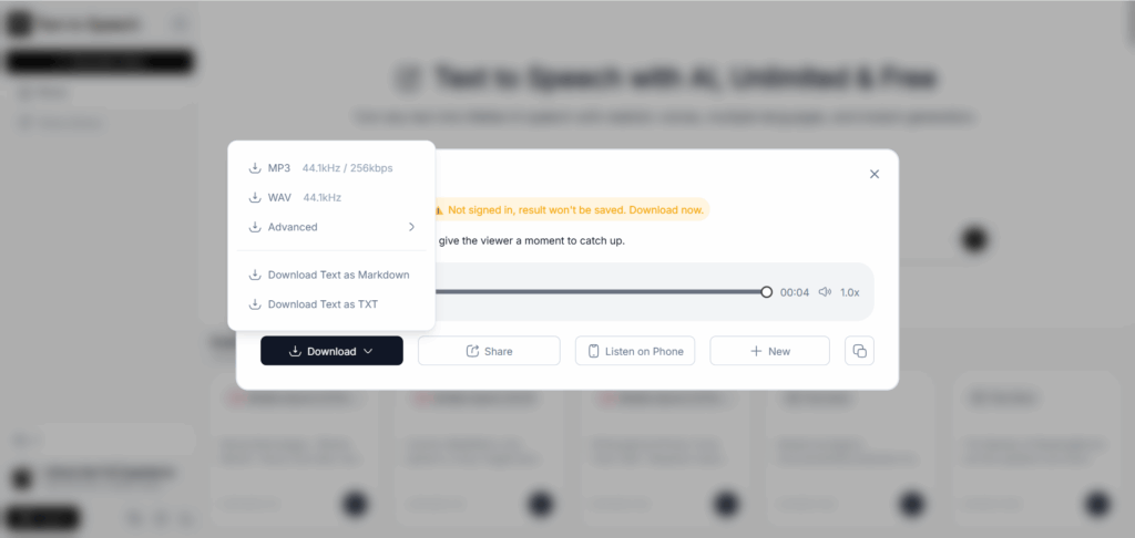 TextToSpeech.pro: For Getting a Short Script into Your Edit